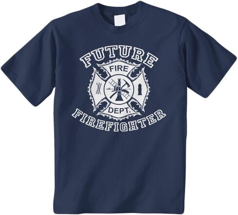 Threadrock Little Boys' Future Firefighter Toddler T-Shirt in Saudi Arabia