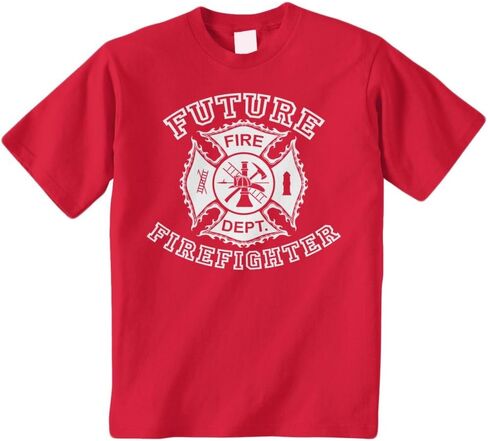 Threadrock Little Boys' Future Firefighter Toddler T-Shirt in Saudi Arabia