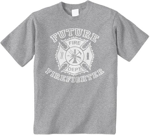 Threadrock Little Boys' Future Firefighter Toddler T-Shirt in Saudi Arabia