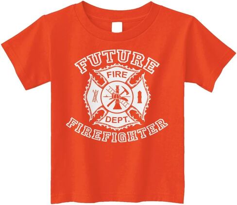 Threadrock Little Boys' Future Firefighter Toddler T-Shirt in Saudi Arabia