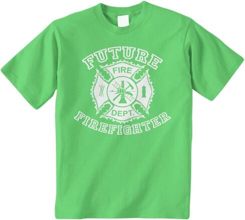 Threadrock Little Boys' Future Firefighter Toddler T-Shirt in Saudi Arabia