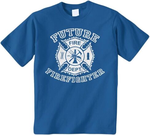 Threadrock Little Boys' Future Firefighter Toddler T-Shirt in Saudi Arabia