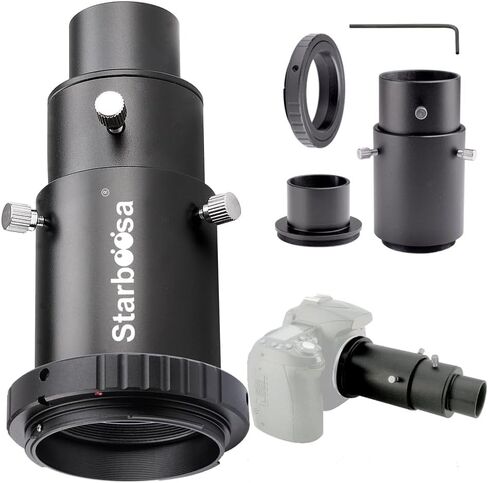 Variable Extension Telescope Camera Adapter – Compatible with Nikon N1 Mirrorless Cameras – Connects Telescopes for Prime Focus & Eyepiece Projection Photography in Kuwait