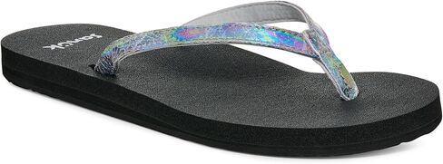 Sanuk Yoga Joy II Irisdescent | Flip Flops for Women | Yoga Sandals For Women | Women's Beach Sandals | Memory Foam Footbed in Saudi Arabia