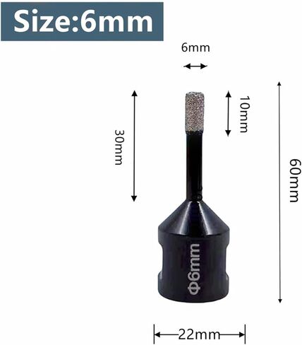 M14 6-16mm Diamond Drill Bit 1pcs(16mm) in Saudi Arabia