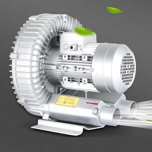 High Pressure Vortex Regenerative Blower, Large Airflow Vacuum Pump for Aquaculture Pond Aeration, Single Phase Vortex Blower,550W/0.75HP in Kuwait