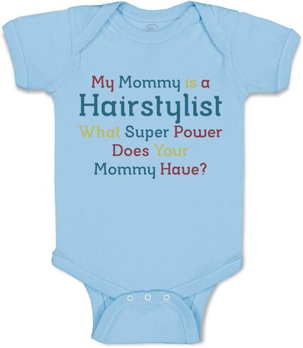 Cute Rascals Custom Baby Bodysuit Mommy Hairstylist What Super Power Your Boy & Girl Baby Clothes in Saudi Arabia