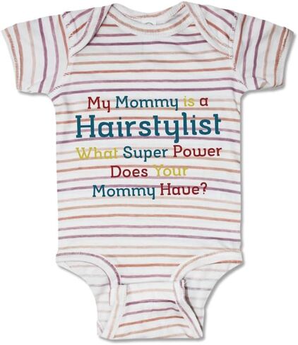 Cute Rascals Custom Baby Bodysuit Mommy Hairstylist What Super Power Your Boy & Girl Baby Clothes in Saudi Arabia