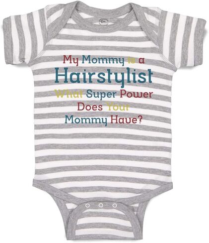 Cute Rascals Custom Baby Bodysuit Mommy Hairstylist What Super Power Your Boy & Girl Baby Clothes in Saudi Arabia