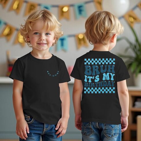 Birthday Shirt for Toddler Baby Boys It’s My Birthday T Shirt Happy B-Day Outfit Summer Short Sleeve Tees Clothes in Saudi Arabia