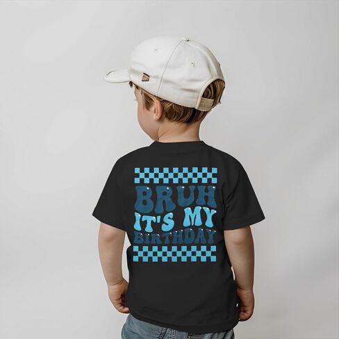 Birthday Shirt for Toddler Baby Boys It’s My Birthday T Shirt Happy B-Day Outfit Summer Short Sleeve Tees Clothes in Saudi Arabia