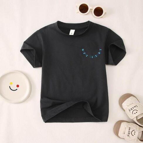 Birthday Shirt for Toddler Baby Boys It’s My Birthday T Shirt Happy B-Day Outfit Summer Short Sleeve Tees Clothes in Saudi Arabia