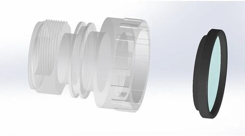 PVS14 PVS31 العدسة الموضوعية الغطاء الذبيح 650-900NM مضاد للسلع مرشح مرشح الرؤية الليلية أنبوب أحادي الخلية in Kuwait