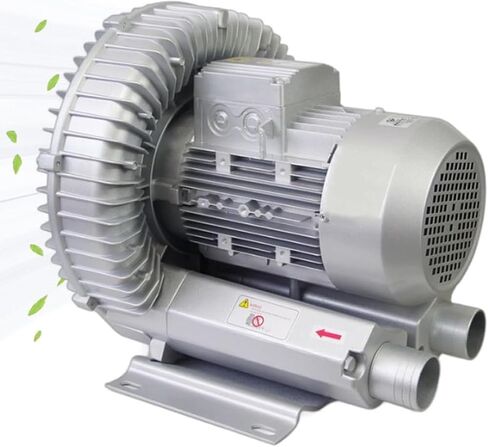 منفاخ حلقة دوامة المنفاخ الصناعي التجديدي 250W/370W/550W/750W/1100W/1500W/2200W ، منفاخ التوربينات أحادي الطور لبركة تربية الأحياء المائية ، 1100W/1.5HP in Kuwait
