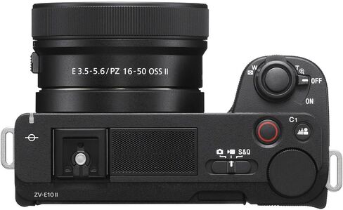 سوني ZV-E10 II بدون مرآة Alpha APS-C، عدسة قابلة للتبديل، منشئي المحتوى، جسم الكاميرا، أسود، حزمة ZVE10M2B مع حقيبة ديكو جير + ميكروفون + بطارية إضافية + حامل ثلاثي القوائم صغير الحجم ومجموعة الملحقات in Kuwait