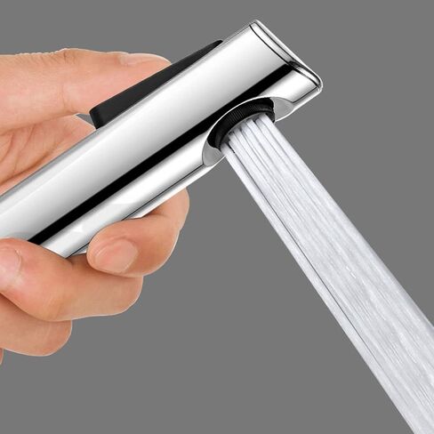 Handheld Bidet Sprayer Baby Cloth Diaper Sprayer Portable Hand Held Toilet Bidet Sprayer Head with Bidet Hose and Bracket, for Feminine Wash, Pet Washing, Easy to Install(White) in Kuwait