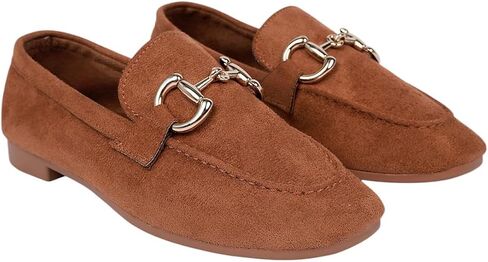 Women's Loafers,Slip On Work Shoes for Women, Comfortable Flats for Daily Wear, Luxury Suede in Saudi Arabia