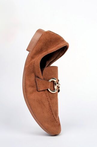 Women's Loafers,Slip On Work Shoes for Women, Comfortable Flats for Daily Wear, Luxury Suede in Saudi Arabia