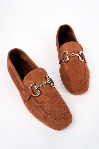 Women's Loafers,Slip On Work Shoes for Women, Comfortable Flats for Daily Wear, Luxury Suede in Saudi Arabia