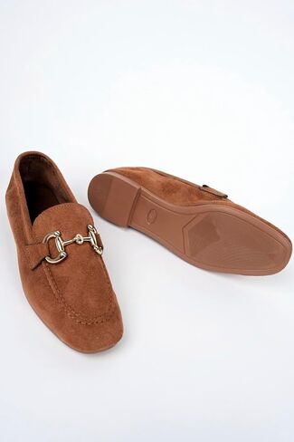 Women's Loafers,Slip On Work Shoes for Women, Comfortable Flats for Daily Wear, Luxury Suede in Saudi Arabia