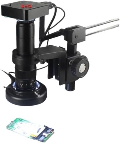 38MP 2K HDMI USB Industrial Electronic Digital 180X 300X Video Microscope Camera Set Fo Phone PCB SMD CPU Soldering Watch Repair(with 10 Monitor,300X) in Saudi Arabia