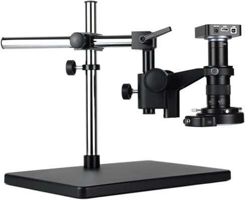 38MP 2K HDMI USB Industrial Electronic Digital 180X 300X Video Microscope Camera Set Fo Phone PCB SMD CPU Soldering Watch Repair(with 10 Monitor,300X) in Saudi Arabia