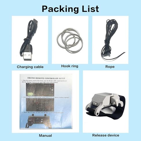 Payload Airdrop System for DJI Mini 4 Pro is Suitable for Transporting Equipment such as, Weddings, and Rescues. It is also Compatible With DJI Mavic Mini 4 Pro Accessories (Mini4 Pro) in Saudi Arabia