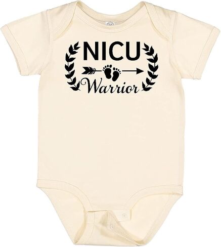 inktastic NICU Warrior with Arrow and Baby Footprints Baby Bodysuit in Saudi Arabia