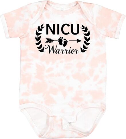 inktastic NICU Warrior with Arrow and Baby Footprints Baby Bodysuit in Saudi Arabia
