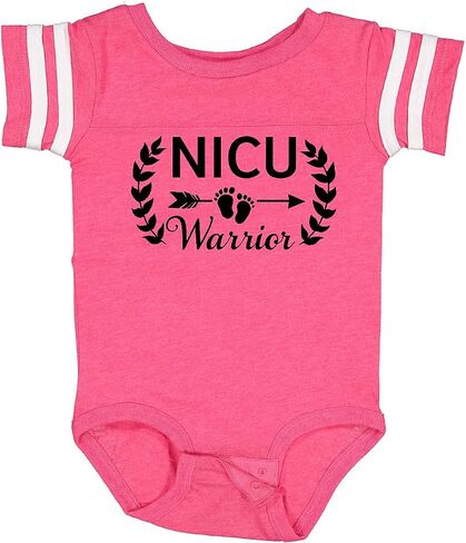 inktastic NICU Warrior with Arrow and Baby Footprints Baby Bodysuit in Saudi Arabia