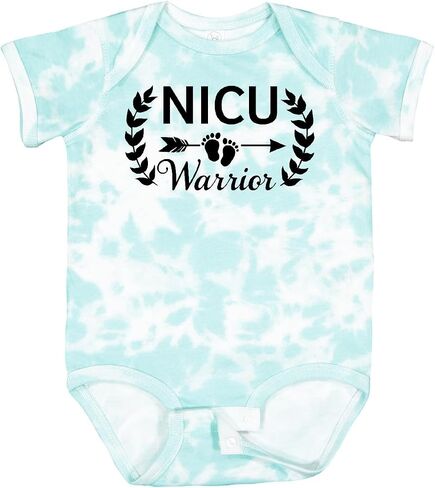 inktastic NICU Warrior with Arrow and Baby Footprints Baby Bodysuit in Saudi Arabia
