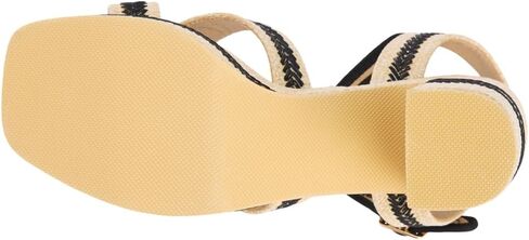 BEACH by Matisse Womens Adelaide Platform Block Ankle Strap Casual Sandals Casual High Heel 3" & Up - Beige in Saudi Arabia