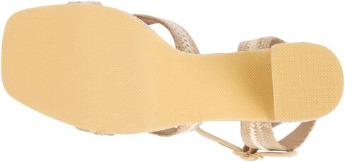 BEACH by Matisse Womens Adelaide Platform Block Ankle Strap Casual Sandals Casual High Heel 3" & Up - Beige in Saudi Arabia