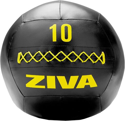 Ziva Soft Wall Ball - تمرين متين مرجح للغاية كرة سلام للدورة للحصول على القوة والتكييف - لون متعدد ، وزن متاح in Kuwait