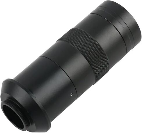 Industrial Video Microscope Electronic 130X Monocular Zoom C Mount Lens Glass Objective Lens Eyepiece for HDMI USB CCD Camera(50mm 130X) in Saudi Arabia