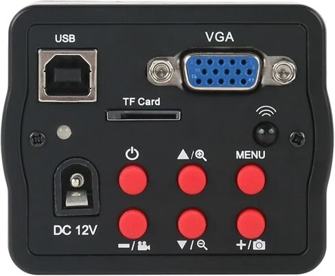 1080P VGA USB TF Video Recorder Industrial Electronic Digital Video Microscope Camera for Phone CPU PCB Repair Soldering(with 180x lens) in Saudi Arabia