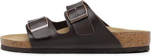 Bruno Marc Men's Cork footbed Sandal Beach Slides with Adjustable Buckle Straps in Saudi Arabia