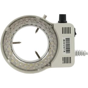 Adjustable 144 LED Ring Light Lamp for Industry Stereo Trinocular Microscope Video Camera Lens Magnifier 110V 220V(56 LED Plug)
