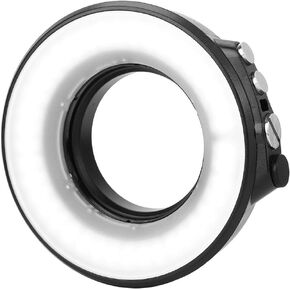 Ring Flash Light 40M Underwater Diving LED Ring Flash Light for Camera Or Housing Case, SL-108 67mm Multifunctional Macro Ring Photography Light with M67mm