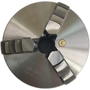 4-Inch 4-Jaw Self-Centering Chuck Set 1Set K11-80 3 Jaws Manual Lathe Chuck with Turning Machine Tools Accessories K11-80 3-Jaw Lathe Chuck Self-Centering Metal with 1-Inch x 8TPI Thread