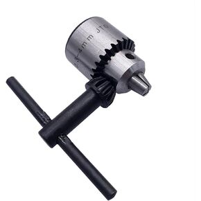 4-Inch 4-Jaw Self-Centering Chuck Set 1Set JT0 0.3-4mm Mini Drill Chuck Micro Taper Mounted Drill Chuck and Chuck Key Lathe Accessories Adapter with Key with 1-Inch x 8TPI Thread
