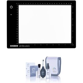 Kaiser Slimlite Plano 5000K 8x11" Battery/AC Lightbox with Cleaning Kit