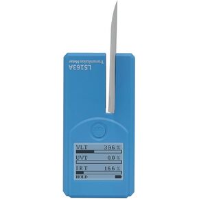 Solar Film Transmission Meter, Tint Meter for UV Infrared and VL Transmittance Automobile Windshield & Stick-Film s for UV Measuring