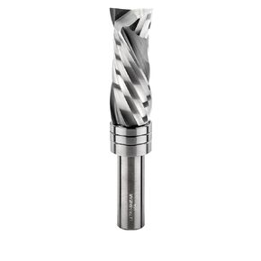 Furniture Makers Compression Router Bit, 1/2" Shank, 2" Cut Length, USA Made, Solid Carbide Template Bit for Pattern Routing - US5720PC