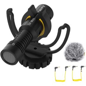 Deity V-Mic D4 Mini Ultracompact Shotgun Microphone with Dual Audio Input No Batteries Required