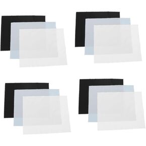 1set Microfiber Cleaning Cloths for Screens Cameras Lenses Eyeglasses Lightweight Washable for Phones Tablets and Delicate Surfaces 30pcs