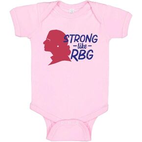 Taty Kids Strong مثل RBG Ruth Bader Ginsburg Baby Infant Bodysuit