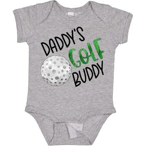 inktastic Daddy's Golf Buddy with Golf Ball Baby Bodysuit