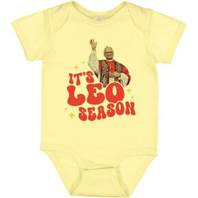 TATY Kids It's Leo Season Pope Leo XIV Baby Infant Bodysuit