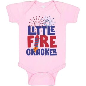 TATY Kids Little Firecracker Baby Infant Bodysuit